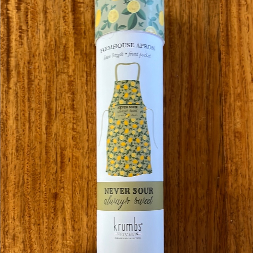 Lemon print Farmhouse Apron